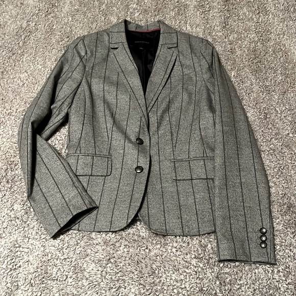 Banana Republic Grey and Navy Blazer/Sport Coat - Picture 1 of 5